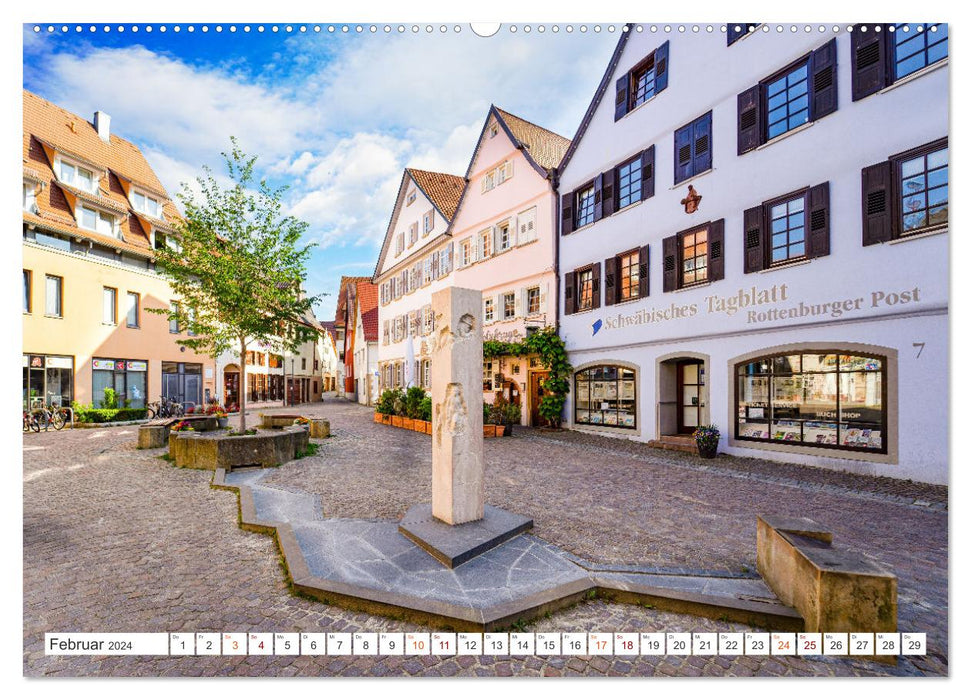 Rottenburg am Neckar Impressionen (CALVENDO Wandkalender 2024)