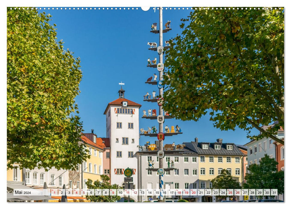 Urlaubsregion Bayern (CALVENDO Premium Wandkalender 2024)