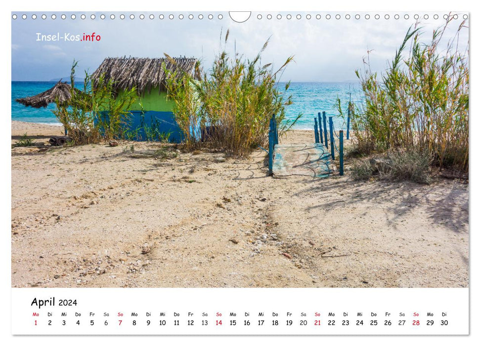 Kos Island - Beaches 2024 (CALVENDO wall calendar 2024) 