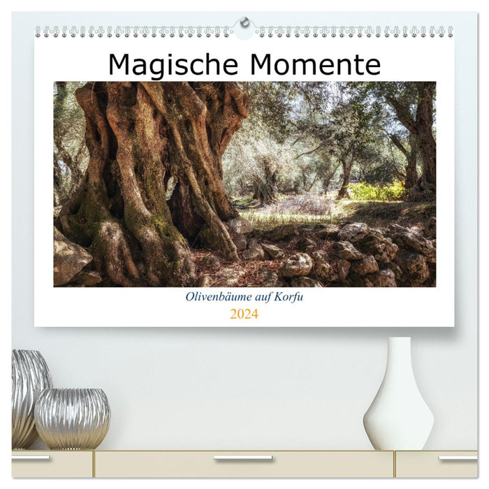 Olivenbäume auf Korfu (CALVENDO Premium Wandkalender 2024)