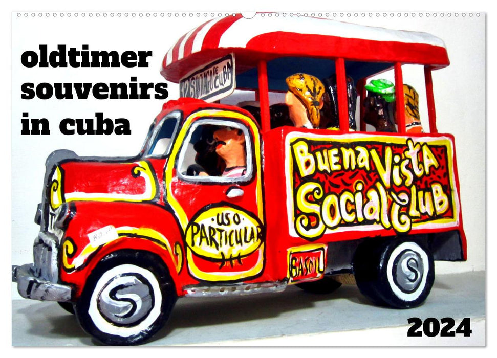 Oldtimer Souvenirs in Cuba (CALVENDO Wandkalender 2024)