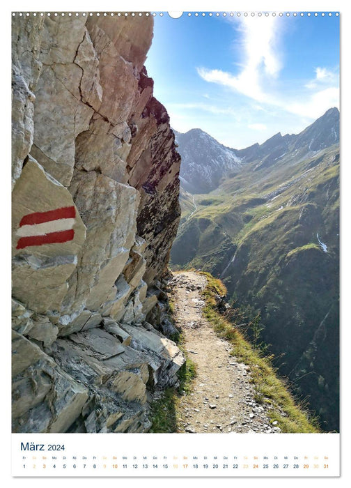 Sommer in Österreich - sonnige Tage in den Bergen (CALVENDO Wandkalender 2024)