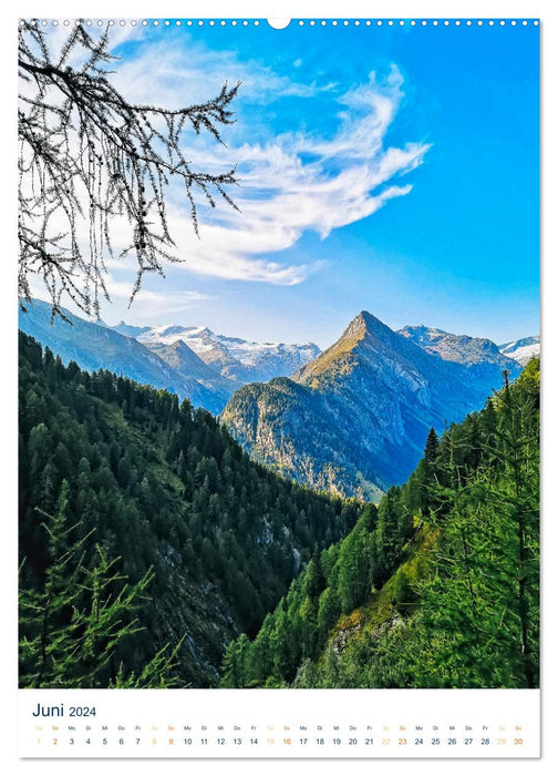 Sommer in Österreich - sonnige Tage in den Bergen (CALVENDO Wandkalender 2024)