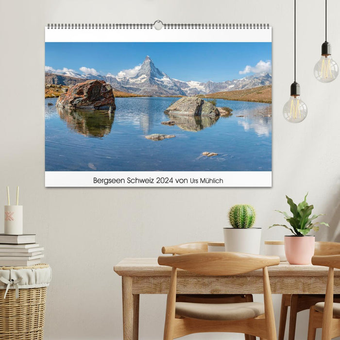 Bergseen Schweiz von Urs Mühlich (CALVENDO Wandkalender 2024)