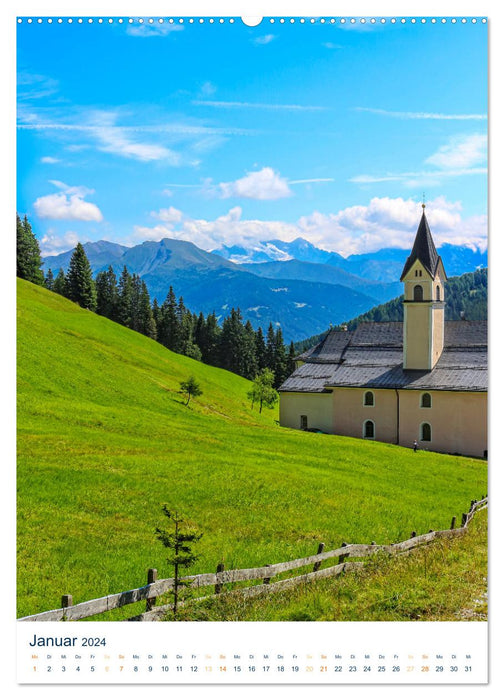 Sommer in Österreich - sonnige Tage in den Bergen (CALVENDO Premium Wandkalender 2024)