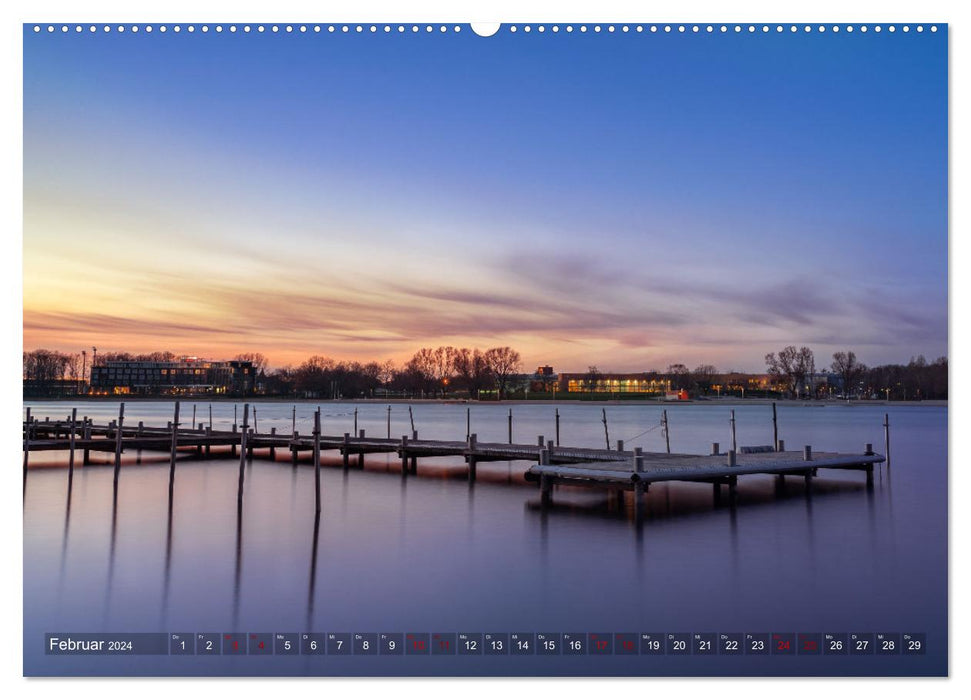 Wolfsburg - Stadt, Land, Fluss (CALVENDO Premium Wandkalender 2024)