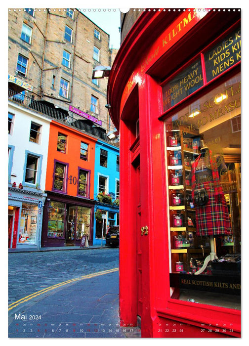 Edinburgh - Einblicke in Schottlands Metropole (CALVENDO Premium Wandkalender 2024)