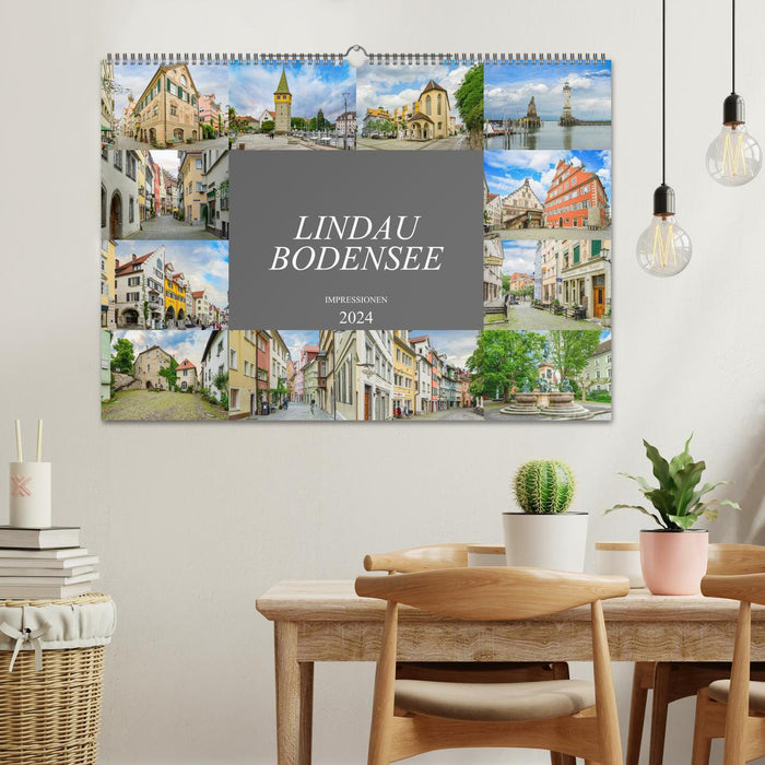 Lindau Bodensee Impressionen (CALVENDO Wandkalender 2024)