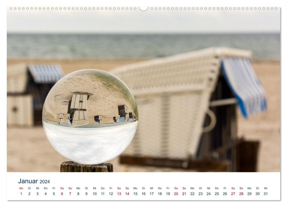 Boltenhagen und Strand (CALVENDO Premium Wandkalender 2024)