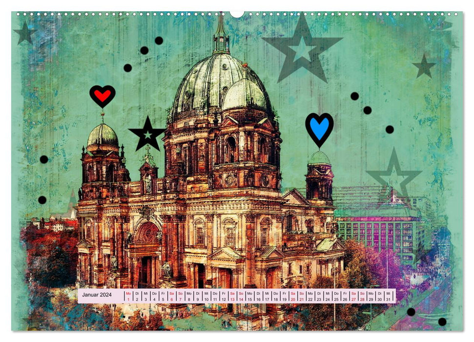 Berlin Ick Liebe Dir (CALVENDO Wandkalender 2024)