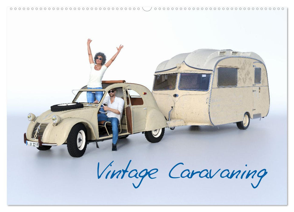 Vintage Caravaning (CALVENDO Wandkalender 2024)