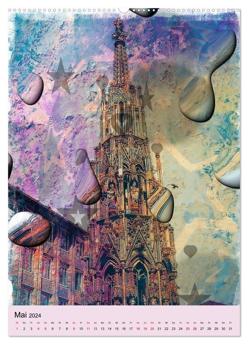 Nürnberg Großstadt mit dörflicher Atmosphäre (CALVENDO Wandkalender 2024)