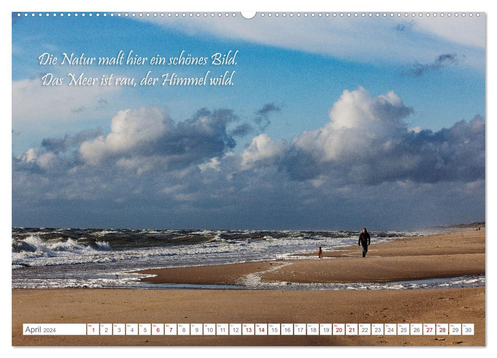 Das Jahr im Wandel - mit poetischen Monatssprüchen (CALVENDO Premium Wandkalender 2024)