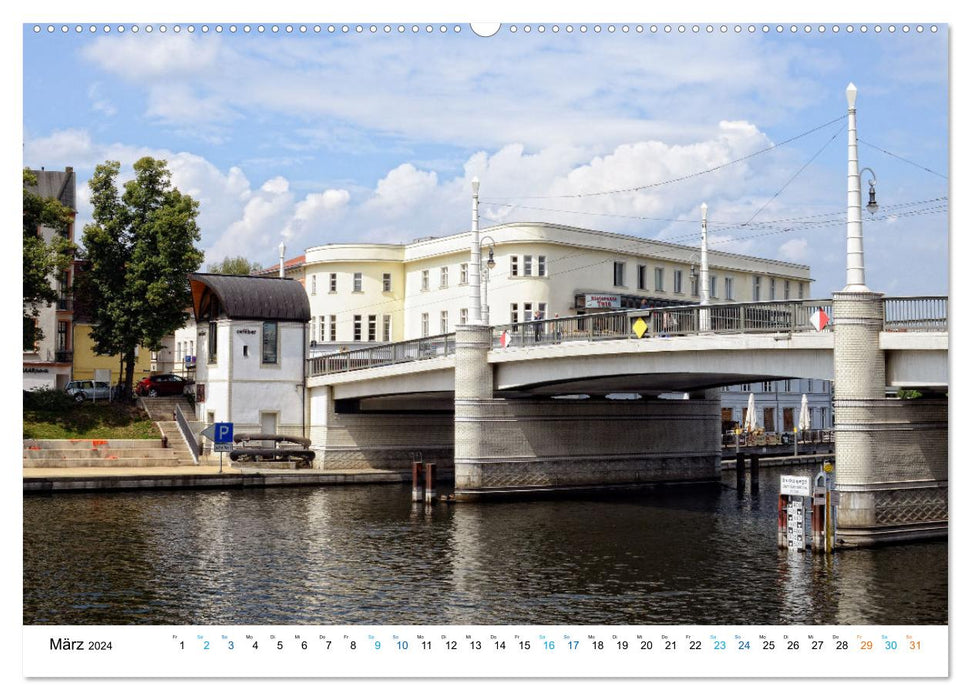 Die Havel entlang - Brandenburg, Rathenow, Havelberg (CALVENDO Wandkalender 2024)