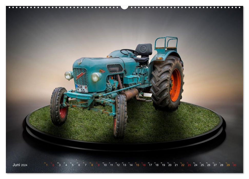 Tracteur - Géants (Calvendo Premium Wall Calendar 2024) 