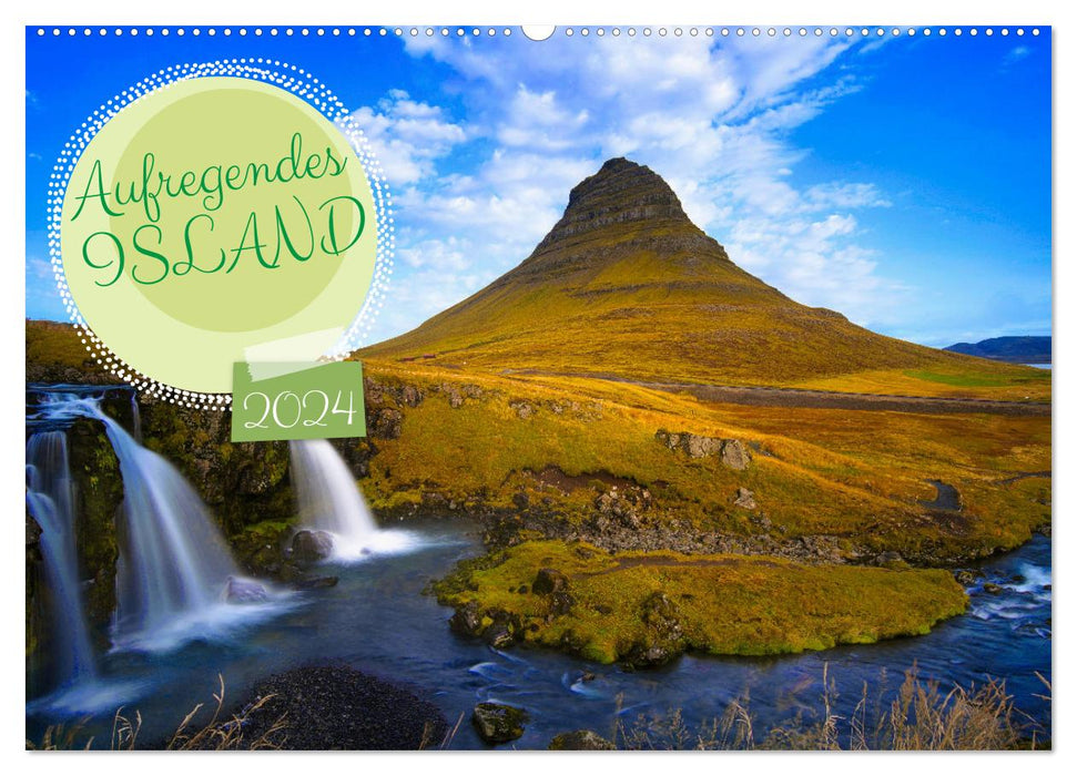 Aufregendes Island (CALVENDO Wandkalender 2024)