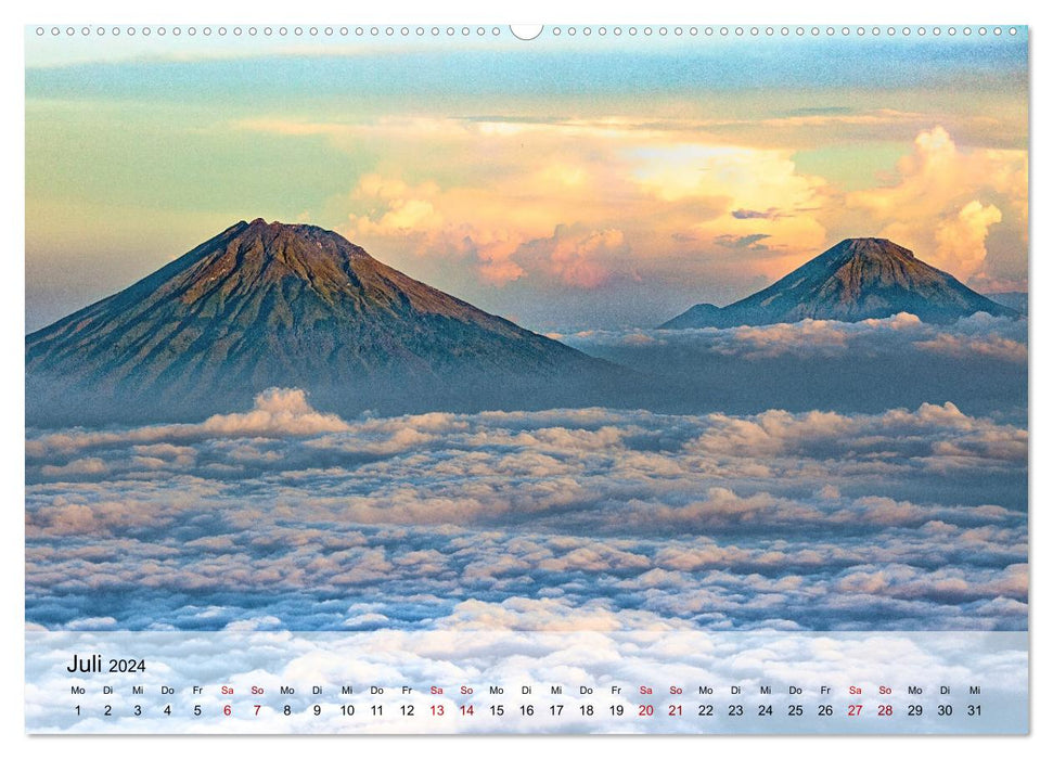 Magische Bergwelten der Erde (CALVENDO Premium Wandkalender 2024)
