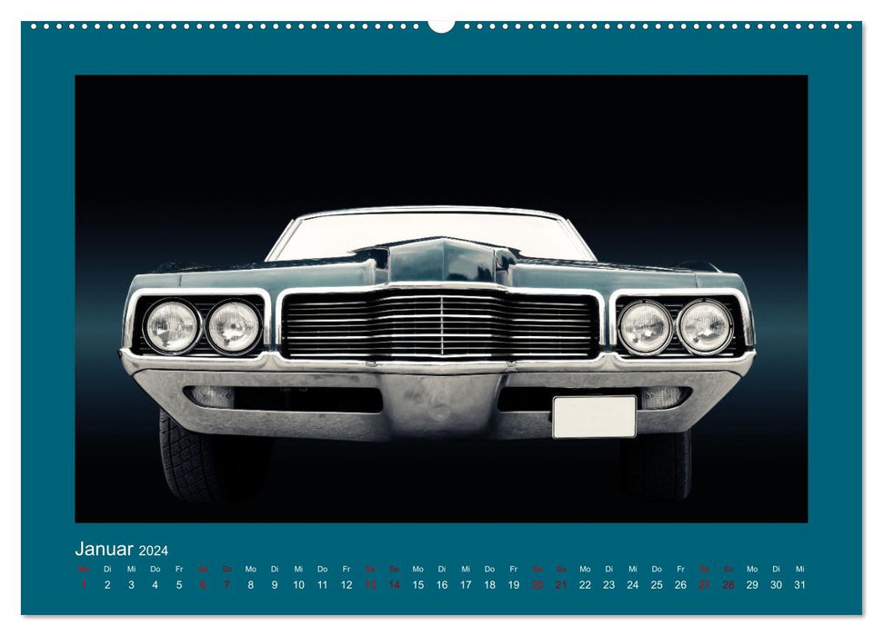 Inspiration US Autoklassiker 1954 bis 1971 (CALVENDO Wandkalender 2024)