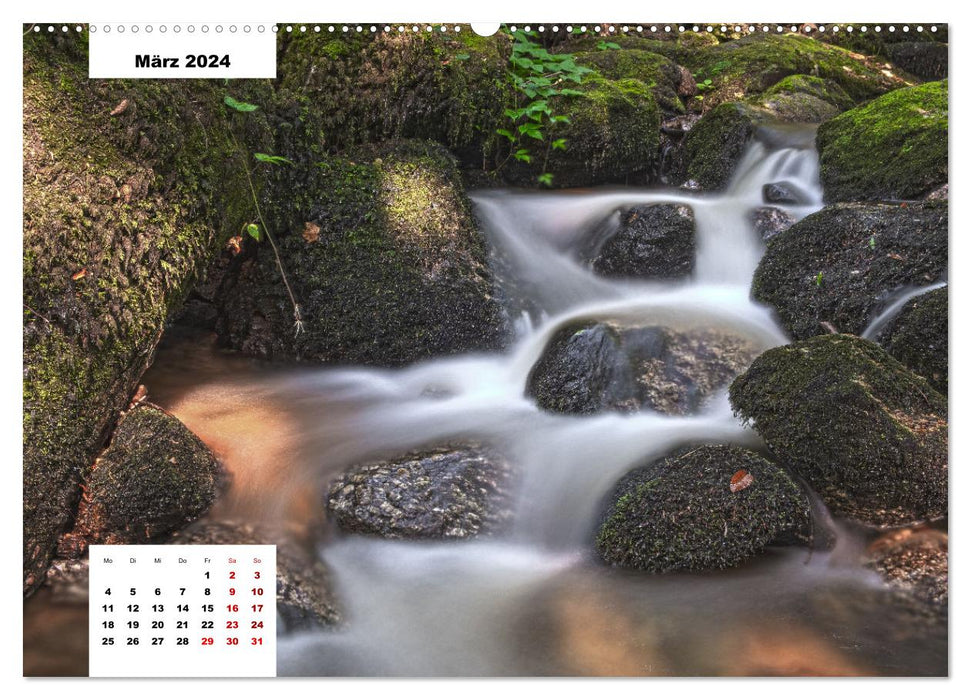 Wasserwelten Österreich (CALVENDO Premium Wandkalender 2024)