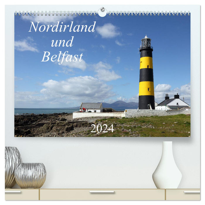Nordirland und Belfast (CALVENDO Premium Wandkalender 2024)