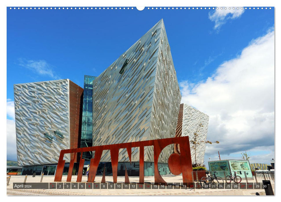 Nordirland und Belfast (CALVENDO Premium Wandkalender 2024)
