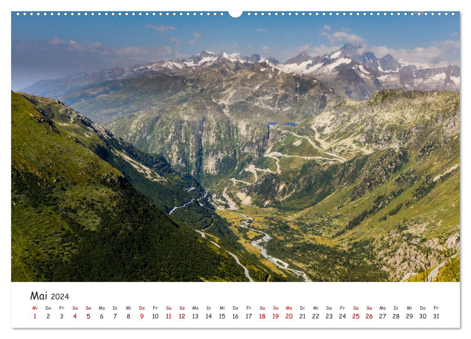 Der Kanton Wallis - einfach liebenswert (CALVENDO Premium Wandkalender 2024)