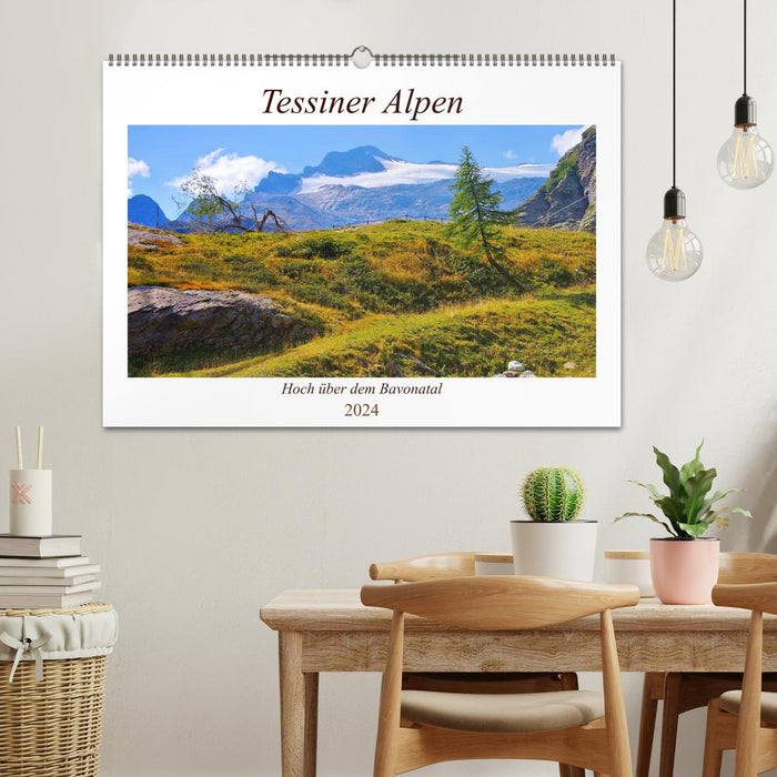 Tessiner Alpen - Hoch über dem Bavonatal (CALVENDO Wandkalender 2024)