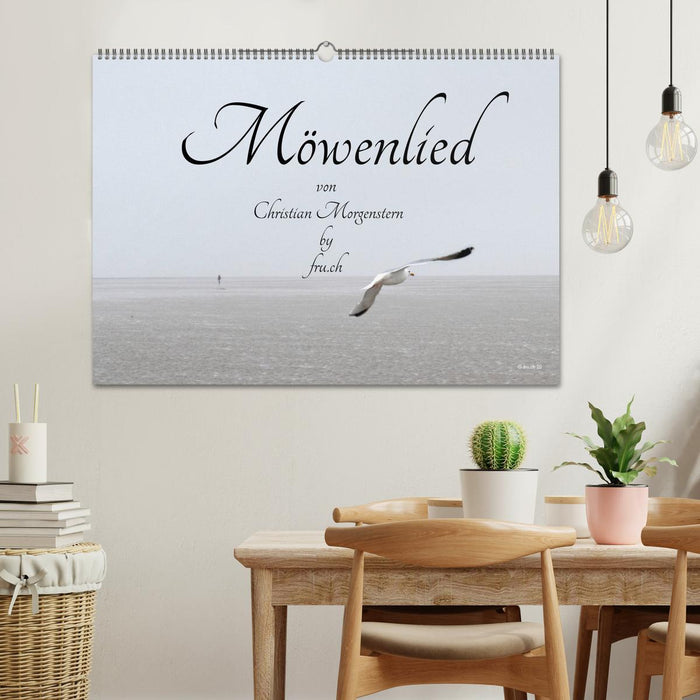 Chant de la mouette de Christian Morgenstern par fru.ch (Calendrier mural CALVENDO 2024) 