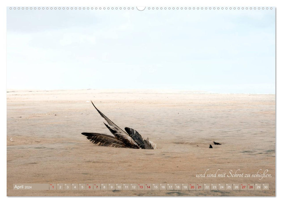 Chant de la mouette de Christian Morgenstern par fru.ch (Calendrier mural CALVENDO 2024) 