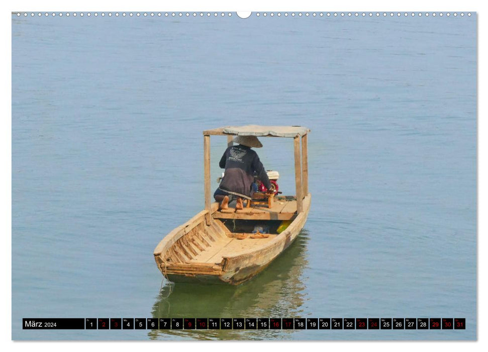 Mekong, Mutter des Wassers (CALVENDO Premium Wandkalender 2024)