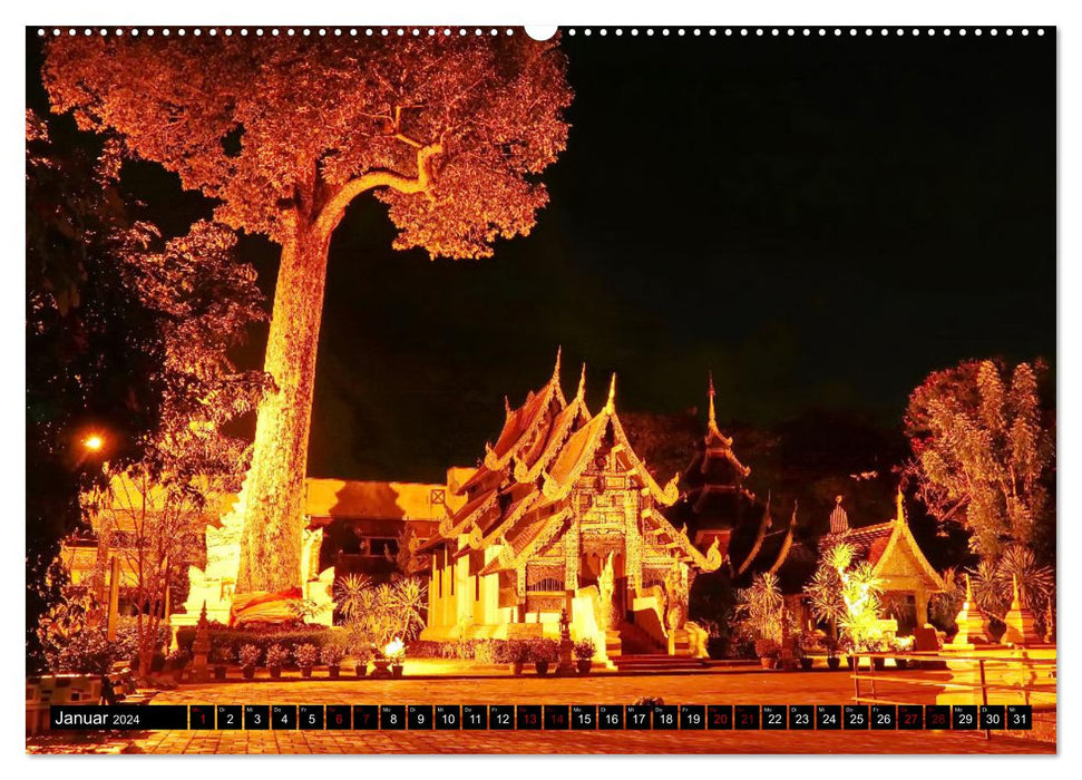 Traumhafte Sonnenuntergänge in Thailand, Laos und Kambodscha (CALVENDO Premium Wandkalender 2024)