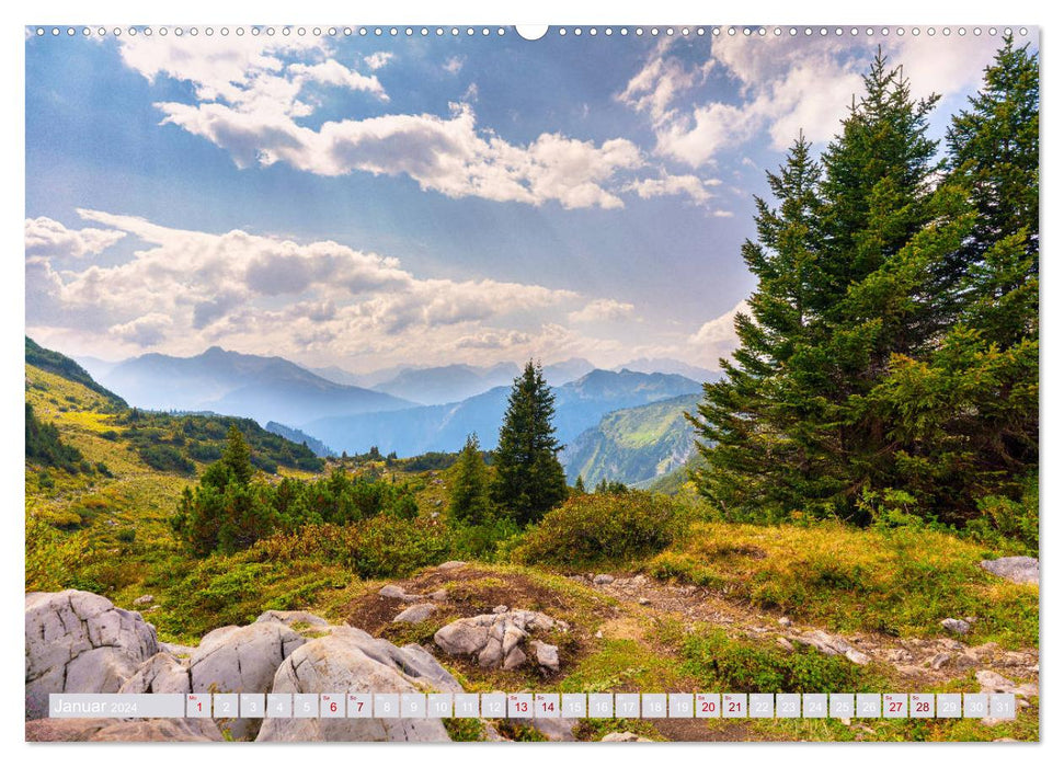Bergwelten - Lech Zürs Arlberg (CALVENDO Premium Wandkalender 2024)