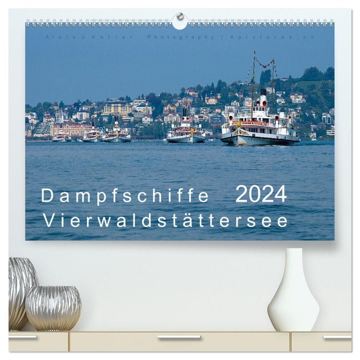 Dampfschiffe Vierwaldstättersee (CALVENDO Premium Wandkalender 2024)