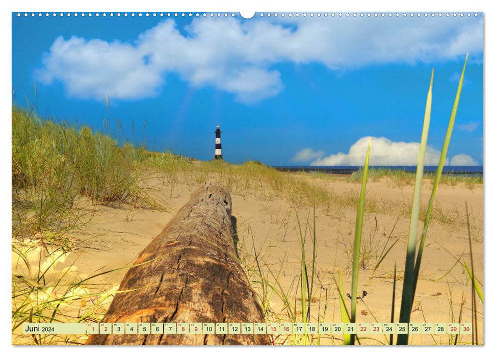 Zeeland - Urlaubsträume am Strand von Breskens (CALVENDO Premium Wandkalender 2024)