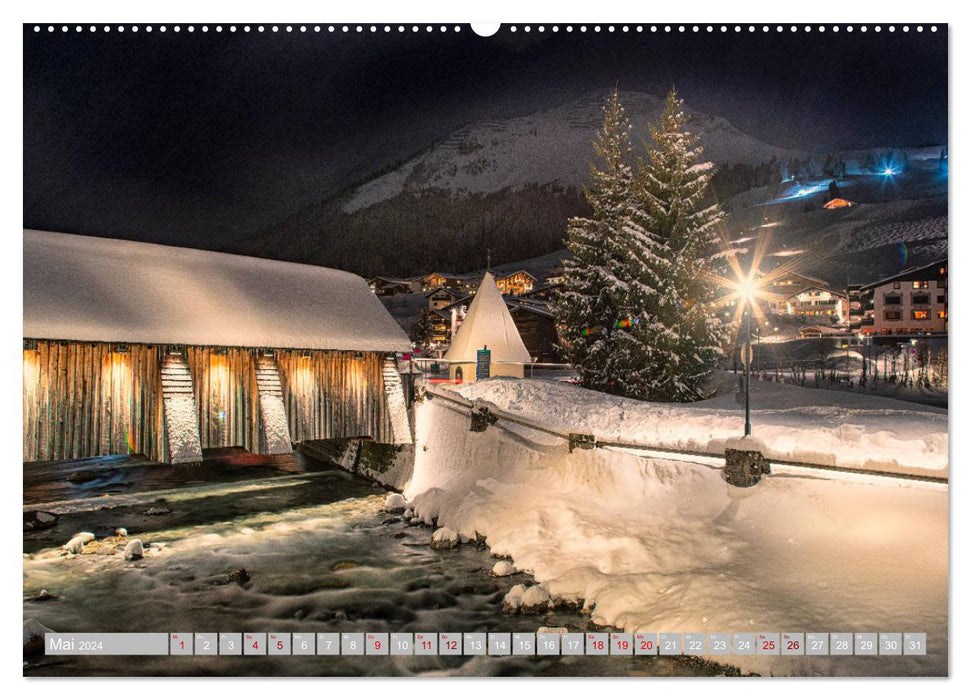 Lech magic of winter (CALVENDO Premium Wandkalender 2024)