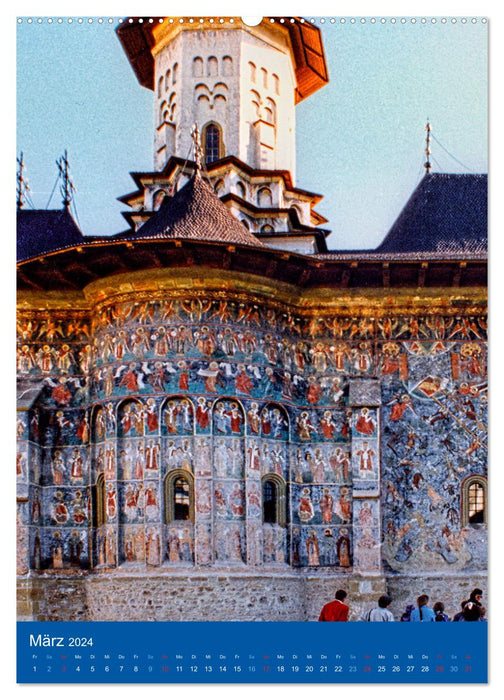 Heilige Bauten in Europa (CALVENDO Wandkalender 2024)