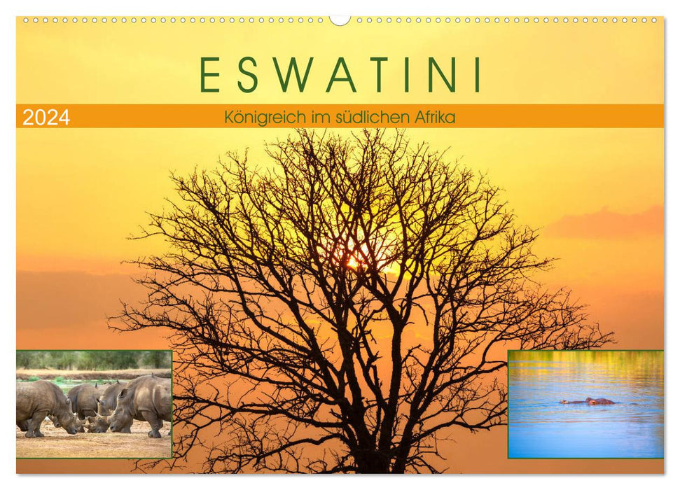 Eswatini – Königreich im südlichen Afrika (CALVENDO Wandkalender 2024)