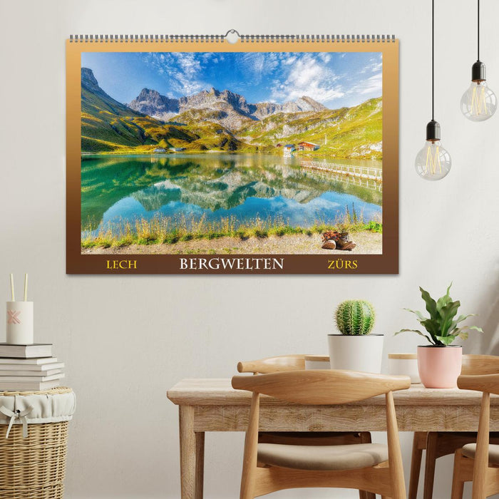 Mondes de montagne - Lech - Zürs (Calendrier mural CALVENDO 2024) 