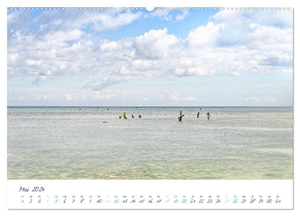 Die Liebe ist ein langer, ruhiger Fluss (CALVENDO Wandkalender 2024)