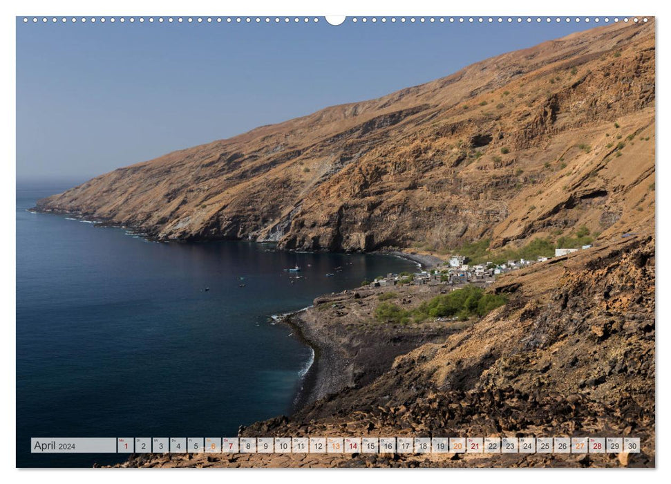 Cabo Verde - Inseln voller Farbe, Licht und Lebendigkeit (CALVENDO Wandkalender 2024)