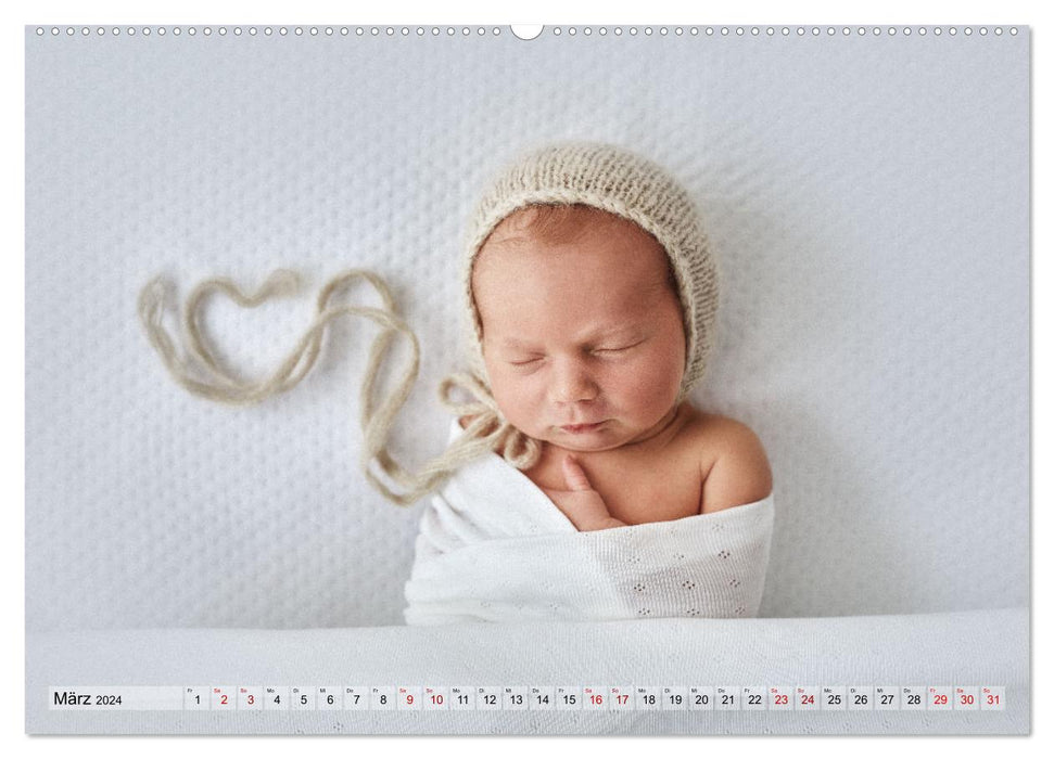 Zauberhafte Babybilder (CALVENDO Wandkalender 2024)