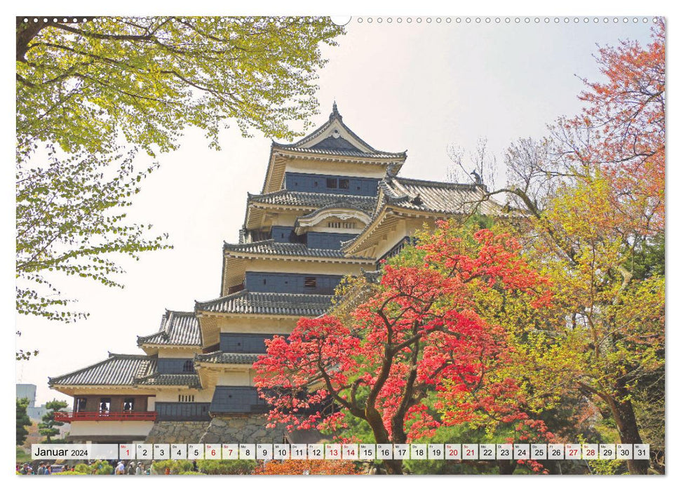 Japan, das Land der aufgehenden Sonne (CALVENDO Wandkalender 2024)