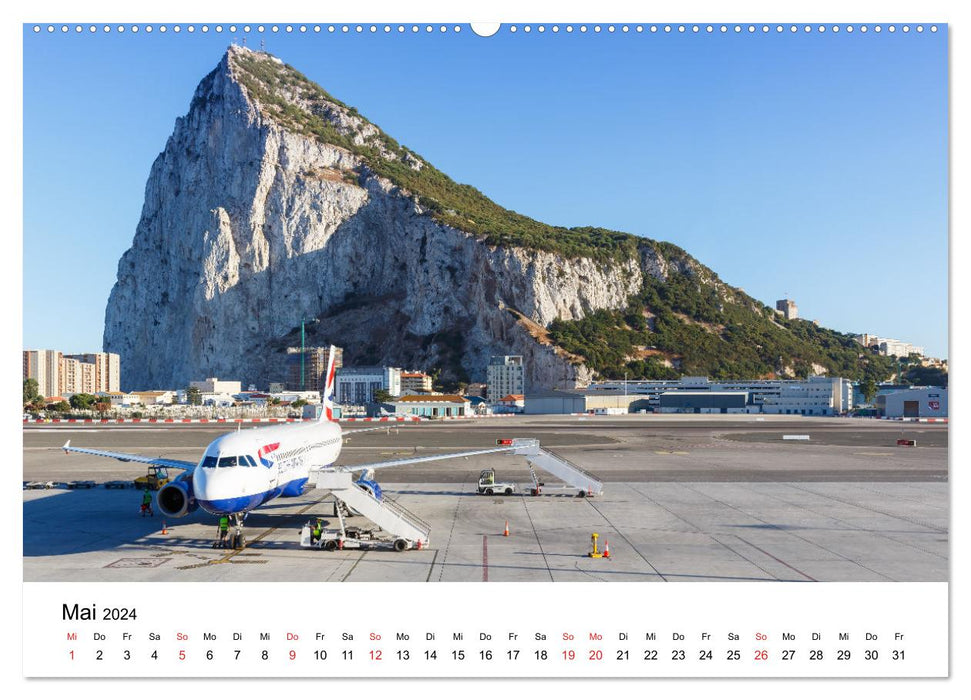 Flugzeugkalender - die besten Flugzeugbilder aus aller Welt (CALVENDO Wandkalender 2024)