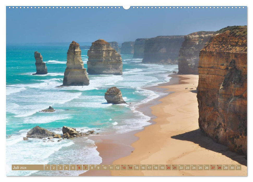 Erlebe mit mir das unvergleichliche Australien (CALVENDO Premium Wandkalender 2024)