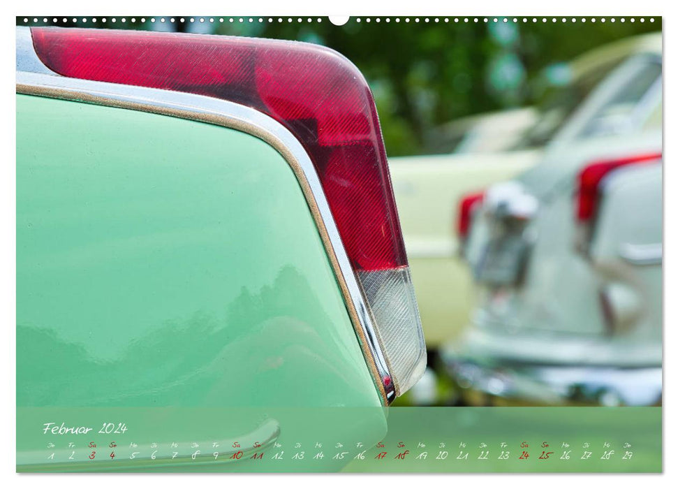 Oldtimer - Automobile Ansichten (CALVENDO Premium Wandkalender 2024)