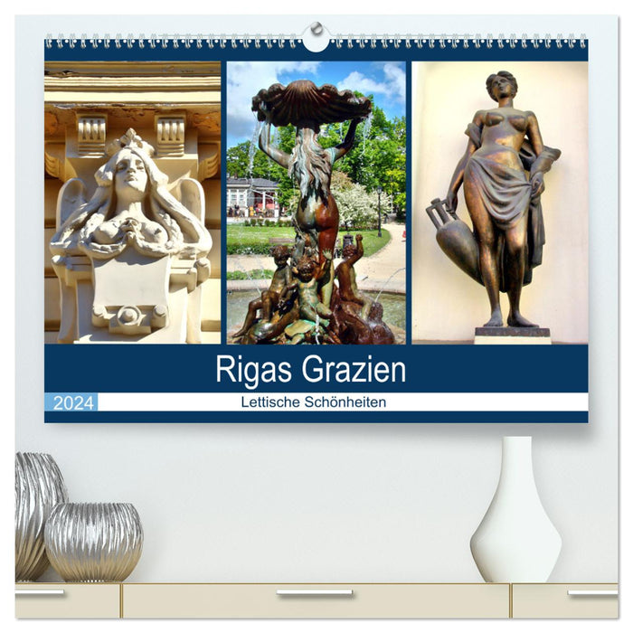 Rigas Grazien - Lettische Schönheiten (CALVENDO Premium Wandkalender 2024)
