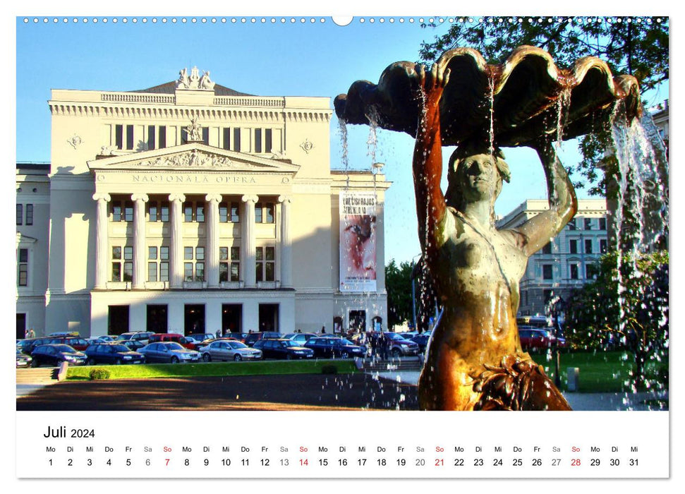 Rigas Grazien - Lettische Schönheiten (CALVENDO Premium Wandkalender 2024)