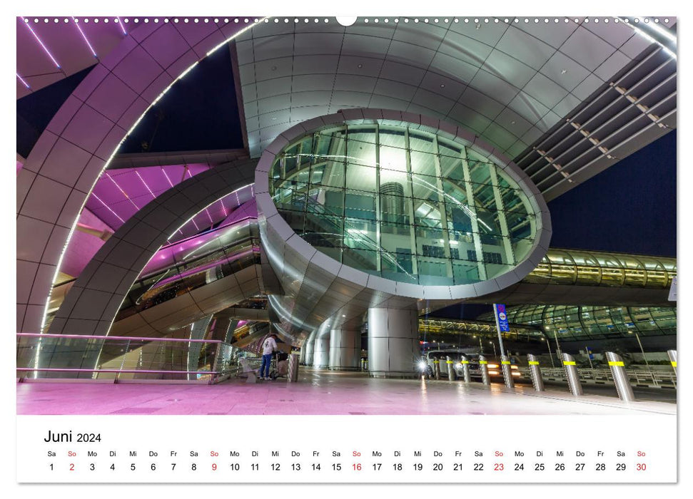 AÉROPORTS (Calendrier mural CALVENDO 2024) 