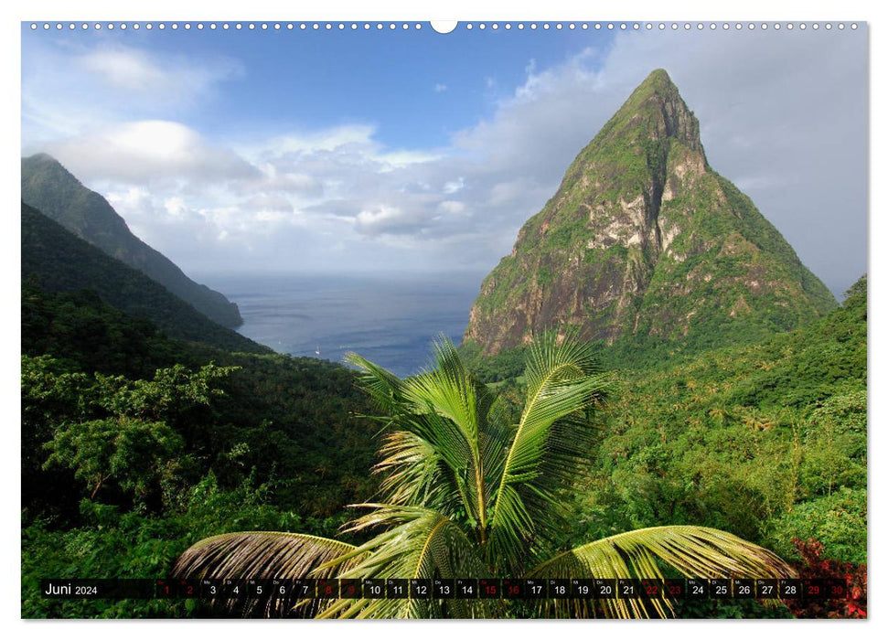 Inselwelt Karibik (CALVENDO Premium Wandkalender 2024)