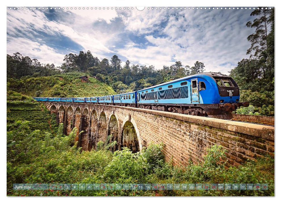 Ponts - Chefs-d'œuvre de l'architecture (Calendrier mural CALVENDO Premium 2024) 